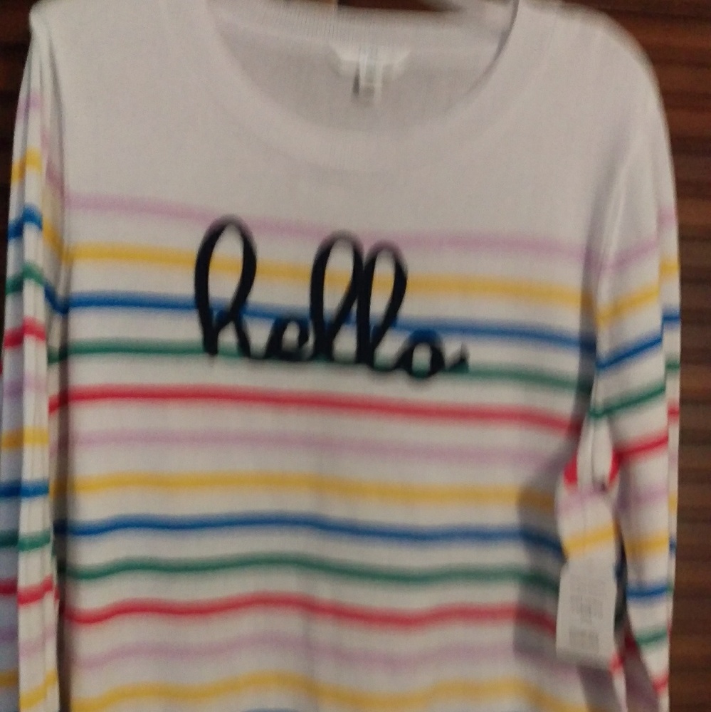 Time and Tru striped sweater